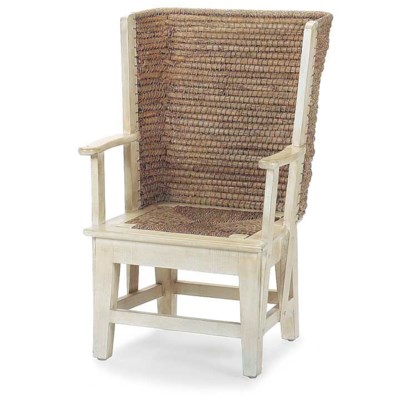 Orkney Antique White Warming Chair